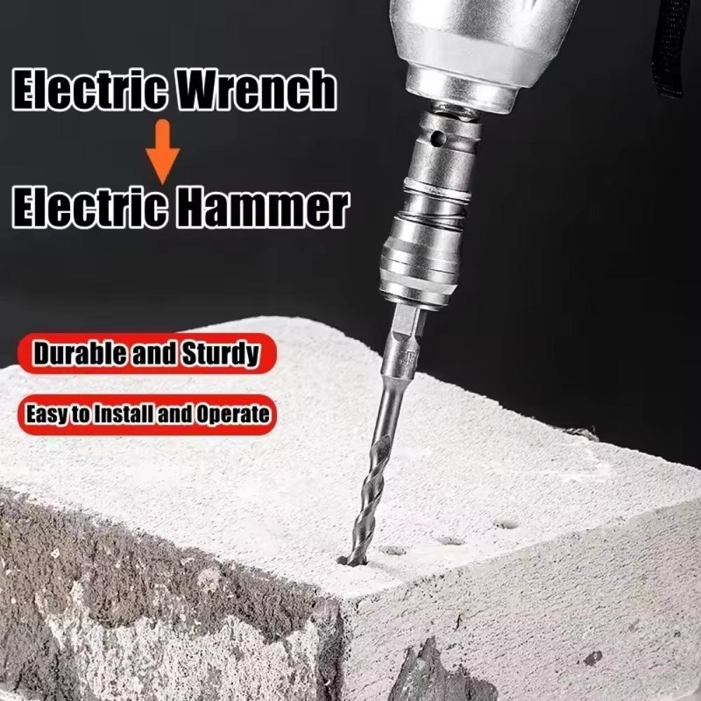 Light Electric Hammer Conversion Adapter Impact Wrench To Electric Hammer  For Cement Wall Punching