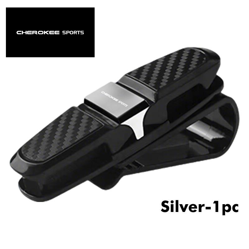 CXVSUD1 Car Sun Visor Glasses Storage Clip Sunglasses Clips Card Ticket Holder For Jeep JK Gladiator Cherokee Compass Renegade Patriot