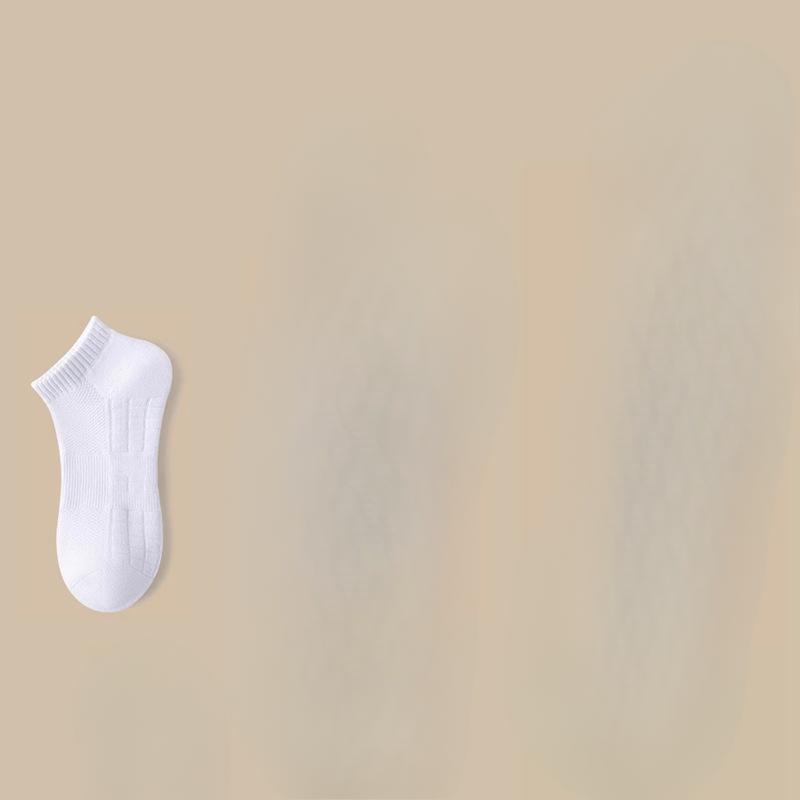 10-1 Párů Dlouhé Trubkové Froté Spodní Ponožky pro Sportovní Muže, Absorbující Nárazy a Proti Zápachu Basketbalové Polyesterové Bavlněné Středně Dlouhé Krátké Ponožky