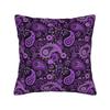 Brown White Paisley Western Seamless Pattern Pillow Case  Cute Funny Pillow Cover Design Pillowcases For Couch Sofa Bedroom