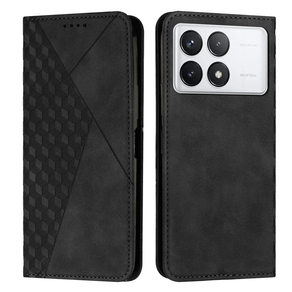 Leather Case For Xiaomi 14T Pro Redmi Note 14 13 Pro Plus 12 Turbo 12S Redmi 14C 13C 12C 11A C75 Kickstand Flip Card Slot Cover