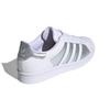 Adidas  Superstar White Silver Metallic Women Sneakers Cloud-White Grey-Two FX6048