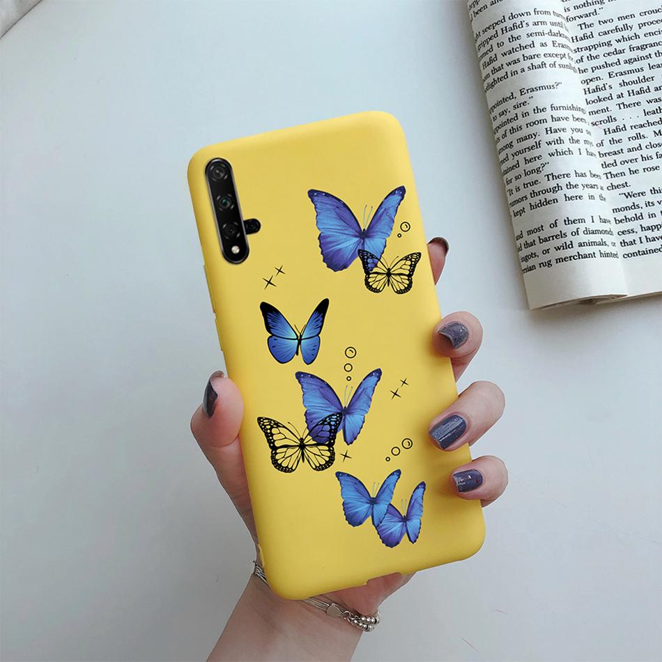 For Honor 20 Case Cartoons Love Heart TPU Funda For Huawei Honor 20 Pro Lite YAL-L21 YAL-L41 20S MAR-LX1H Back Cover Phone Case