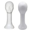 Head Model Abstract Long Neck Foam Female Mannequin Wig Hat Glasses Display Stand Model for Business