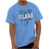 Rhode Island Original Heimatstadt Urlaub RI Damen oder Herren Rundhals T-Shirt