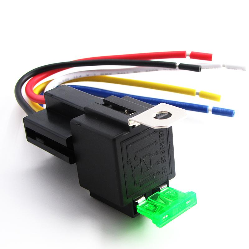 

Высококачественные электронные реле, автомобильные реле со страховой пленкой, автомобильный предохранитель для 4-контактного или 5-контактного постоянного тока 12 В/24 В 30 А, водонепроницаемый