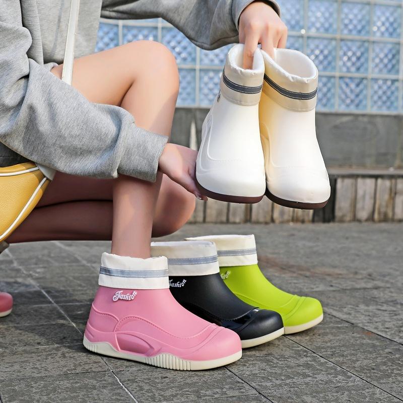 Women's Warm Fashion Non-slip Rain Boots