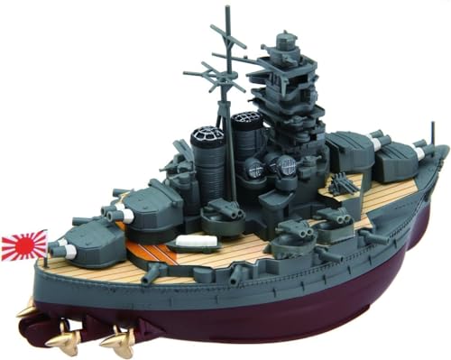 Fujimi Model Chibimaru Fleet Series No. 6 Hiei, Approximately 11cm Long, Non-Scale, Color-Coded Plastic Model Kit, Chibimaru 6