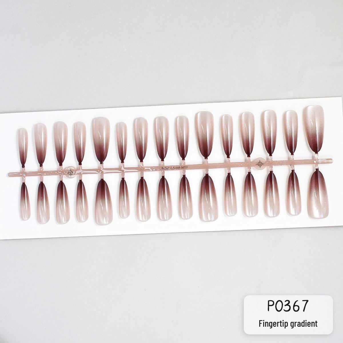 Румяна Осень/Зима Градиент Кошачий глаз Наклейки для ногтей