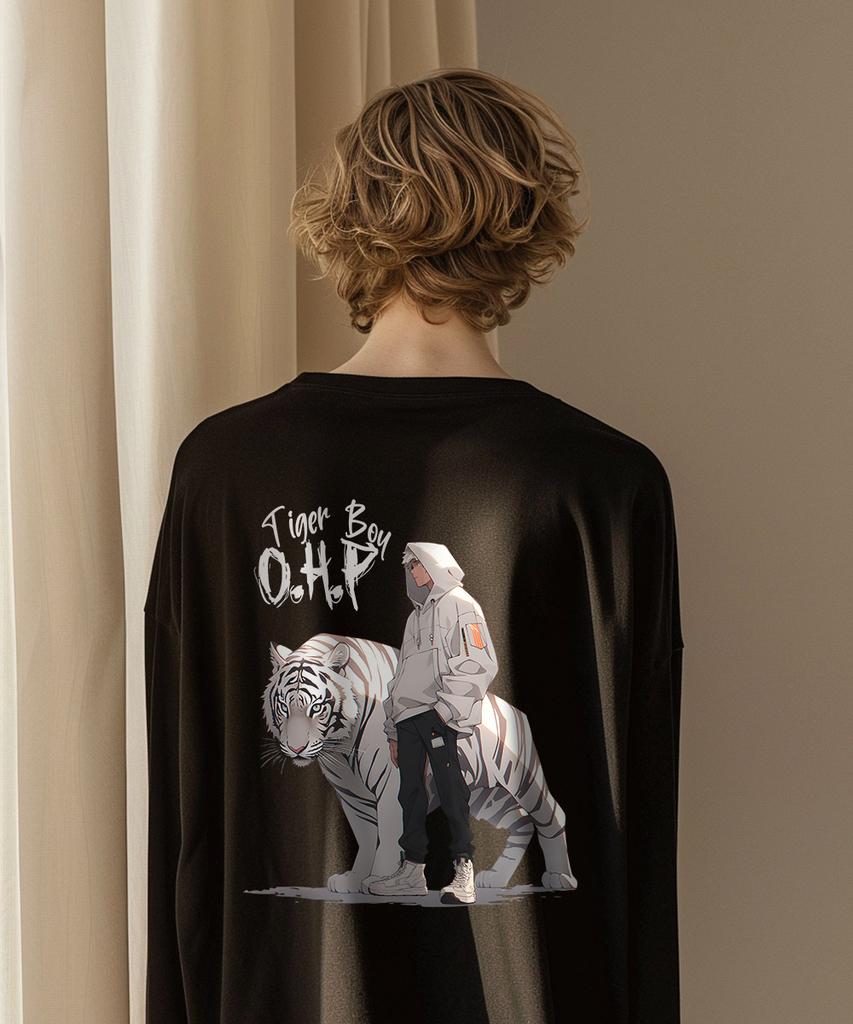 OHP Ohpxharmonia B Baekho And Boy Basic Long Sleeve T-Shirt