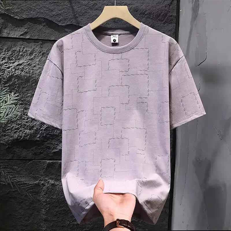 Summer New All Match Street Casual Sports Breathable Vest Men's Trendy Fashion Cool Cotton T-shirt Short Sleeve Top