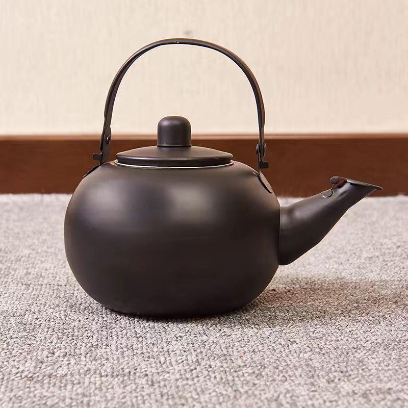 Solid Wood Cast Iron Charcoal Fire Pit Stove for Indoor Heating and Tea Boiling