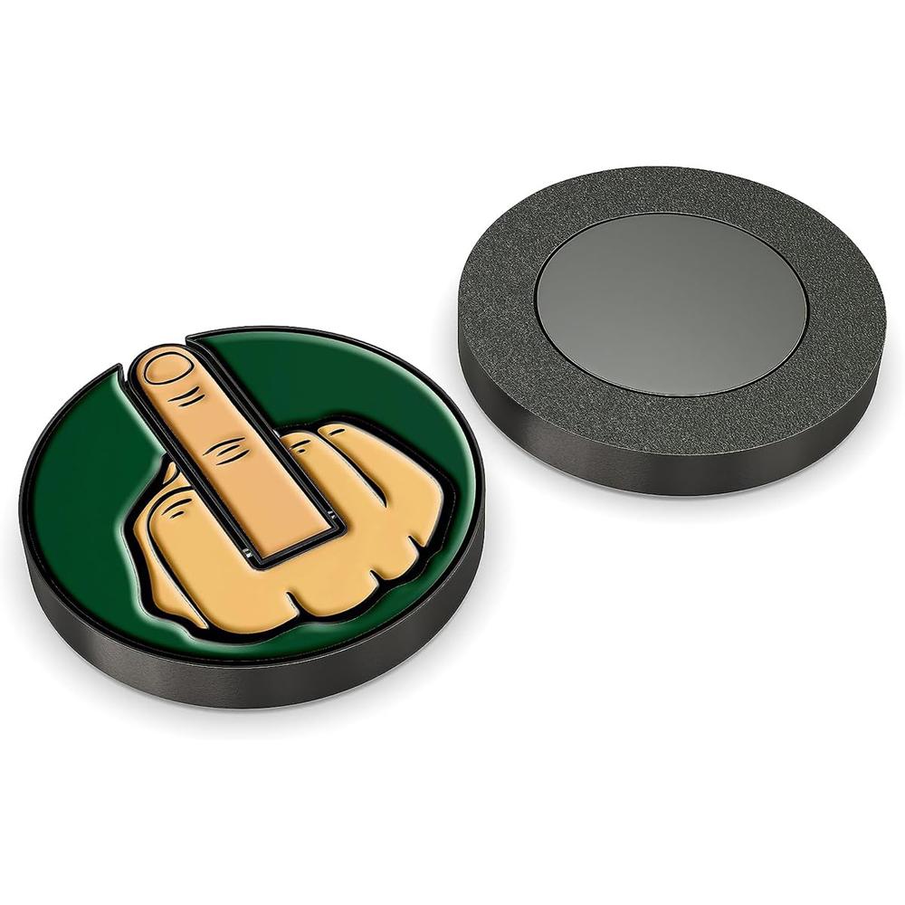 Hat Clip Funny Middle Fing       Small Hat Clip for Golfing Lov S