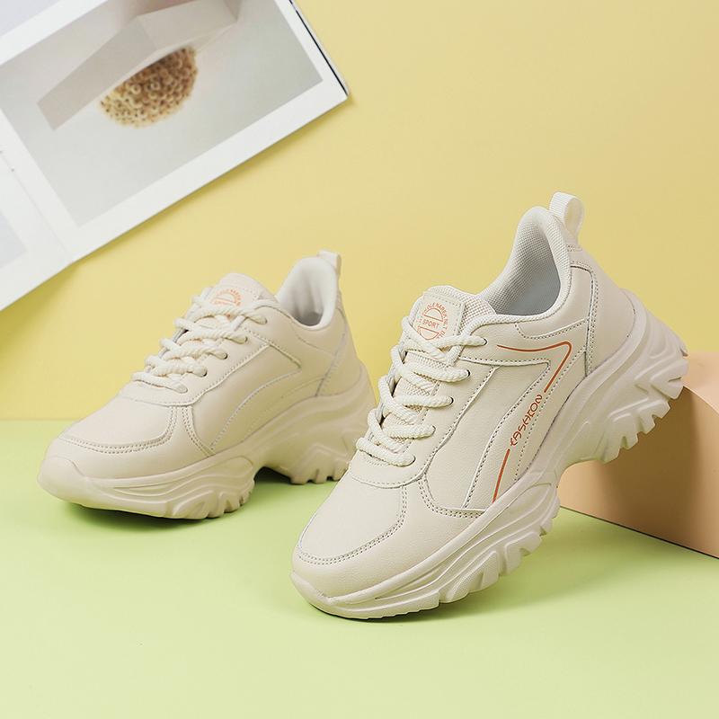 Fashion Autumn Casual Comfortable Sports Shoes Inner Heeled Shoes Thick Bottom Anti Slip Fashionable Versatile Shoes 2025