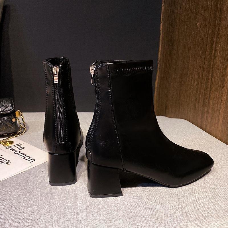 Japanese literary and artistic salt is fresh and natural gentle women's boots and women's shoes, new elegant and trendy fashion versatile