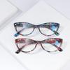 1Pc Stylish Floral Reading Glasses Urltra-Lightweight Design Eye Protection Women Flowers Elegant Comfort Fit Eyeglasses Vision Care +1.0~5.0
