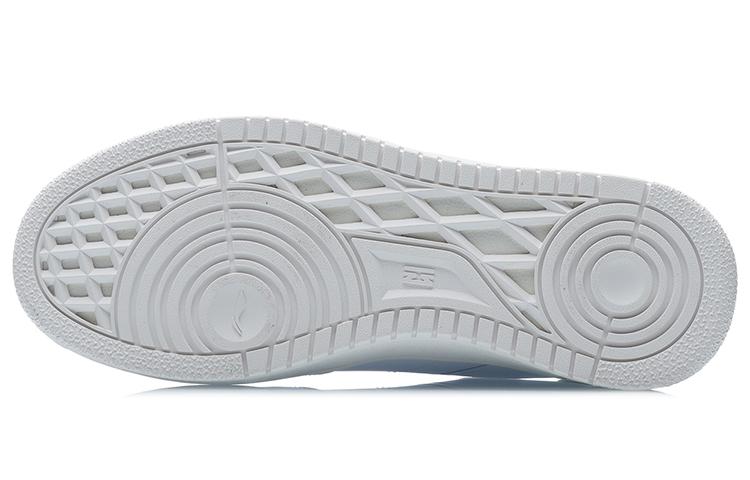Li Ning Oneplay Elegant Slip Resistant, Breathable, Lightweight Low top Skateboard Shoes Women's Green White AGCR190-3