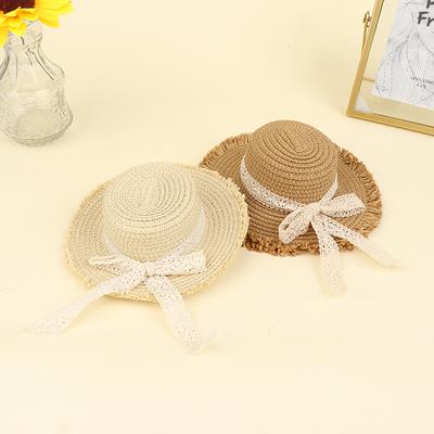 Doll House Doll Handmade Straw Hat Sun Cap for 1/6 Doll Accessories Decoration