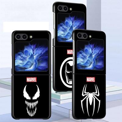 Hard Phone Cover Case for Samsung Galaxy ZFlip3 ZFlip5 Z Flip 7 6 5 4 3 ZFlip4 ZFlip6 ZFlip7 FE Marvel Venom Sipiderman