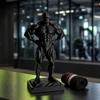 3D Printed Muscle Man Figurine, Funny Muscular Desktop Sculpture, Collectible Gym Fitness Statue, Gift for Men, Bodybuilders