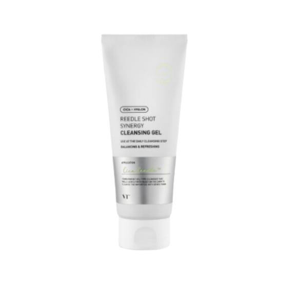 VT Cosmetics Reedle Shot Synergy Cleansing Gel – Gentle Moisturizing Facial Cleanser for Pore & Skin Texture Care – 150ml / 5.07 fl.oz.