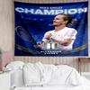 Zverev Print Tapestry, Backdrop, Easy Setup, Ideal for Bedroom, Office & Living Room, with Aesthetic Wall Hanging Decor.