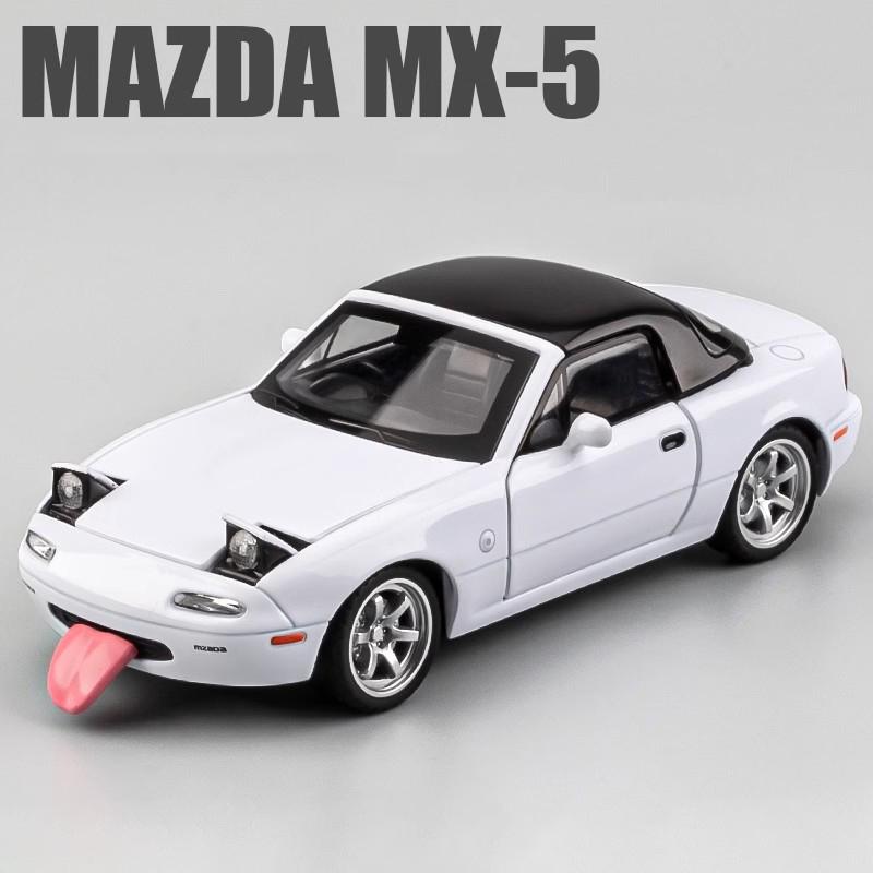 1:32 Mazda RX7 AE86 JDM Mazda MX5 Car Model Alloy Car Die Cast Toy Car Model Sound and light Children's Toy Collectibles