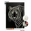 5D DIY Pearl Diamond Painting Kit Majestic Tiger Full Drill Embroidery Mosaic Art Home Wall Decor Gift