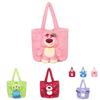 Borsa a Mano Peluche Orso Fragola Giocattolo Morbido Carino Per Ragazze Zaino alla Moda Borsa Tote