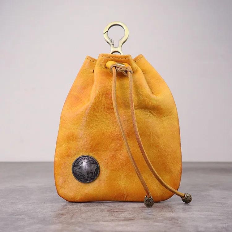 Artificial Leather Dice Bag Vintage Waist Bag Japanese Style Drawstring Pouch For D&D MTG RPG Table Games Gift Ideas Coin Purse