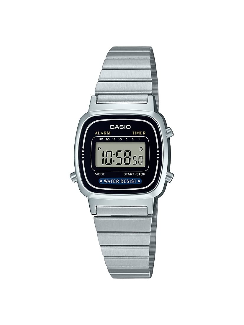 

Casio Collection Silver Watch LA670WA-1A2JF Women s