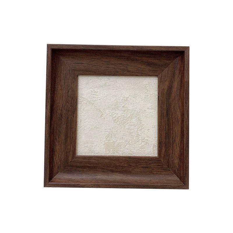 Retro Wood Grain Photo Frame & Nail Display Board for Content Creators
