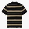 Munsingwear Men Stripe Short Sleeve Sweater Black Mq321msw81