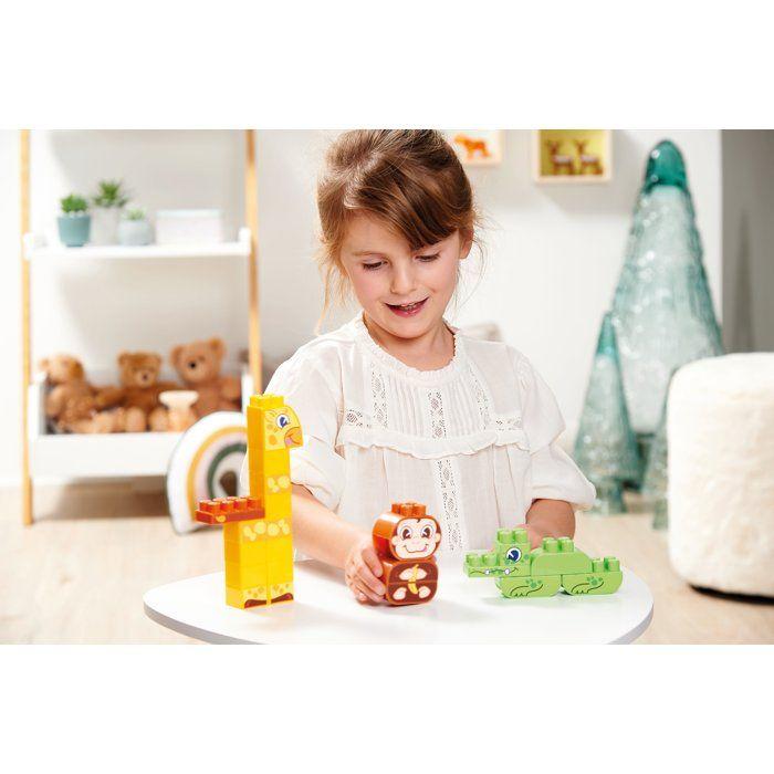 ECOIFFIER Abrick 1445 - Baril Jungle 70 Pièces - Abrick - 18 mois - Un maximum de combinaisons