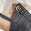 Fashion Elastic Corset Women Wide Belt Sexy Slimming Body Waistband Black PU Leather Belts Shirt Dress Decoration Girdle Strap
