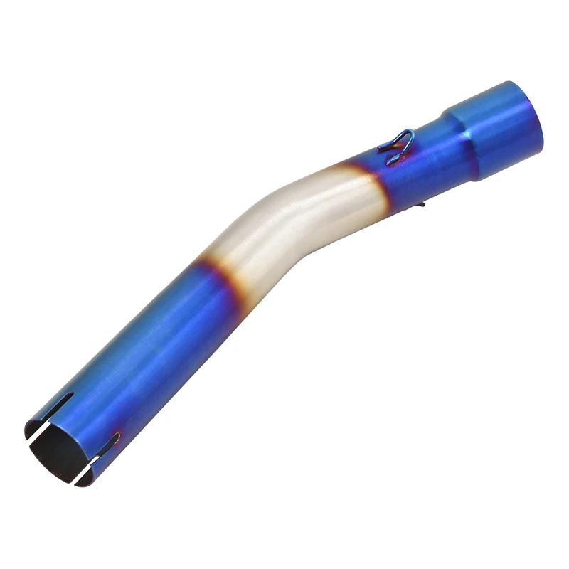 Mid Pipe Link Tube For YAMAHA Tenere 700 2019-2023/ Rally Edition 2020-2023 Mortorcycle Exhaust Stainless Steel Mufflers