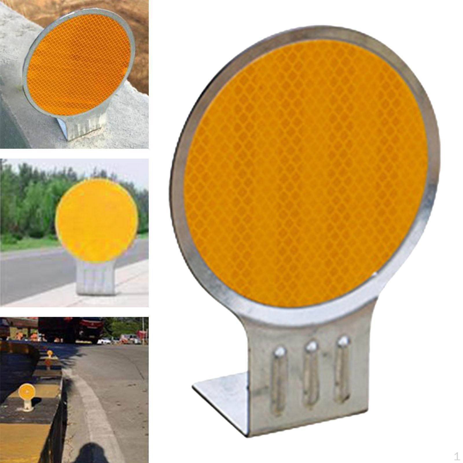 

Driveway Marker Reflective Sign Reflector High Visibility for Parking Lot білий
