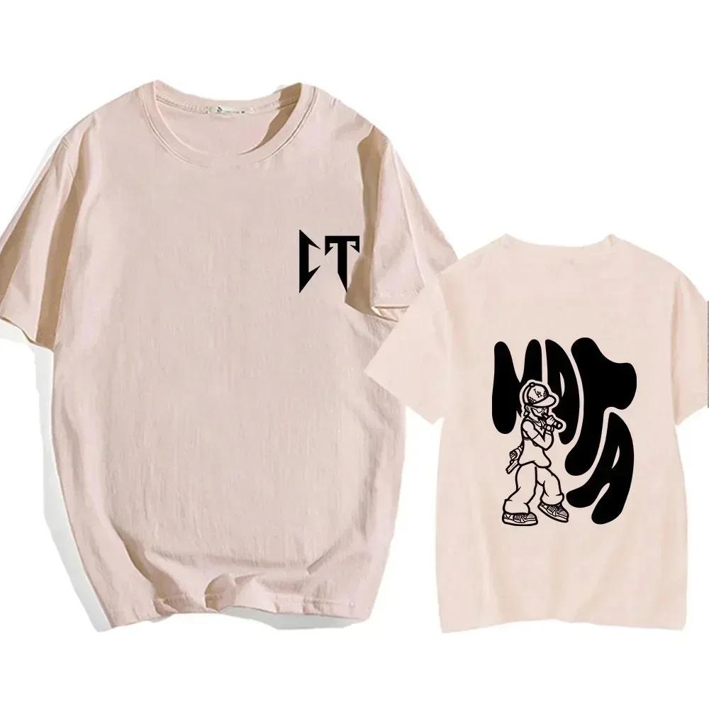 2024 Natanael Cano Corridos Tumbados Tees Tops Hip Hop Cotton Short Sleeve T-shirt Men Women High Quality Casual T-Shirt Clothes