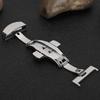 Stainless Steel Watch Clasp Buckle Watchband Clasp Replacement Accessory Silver20MM