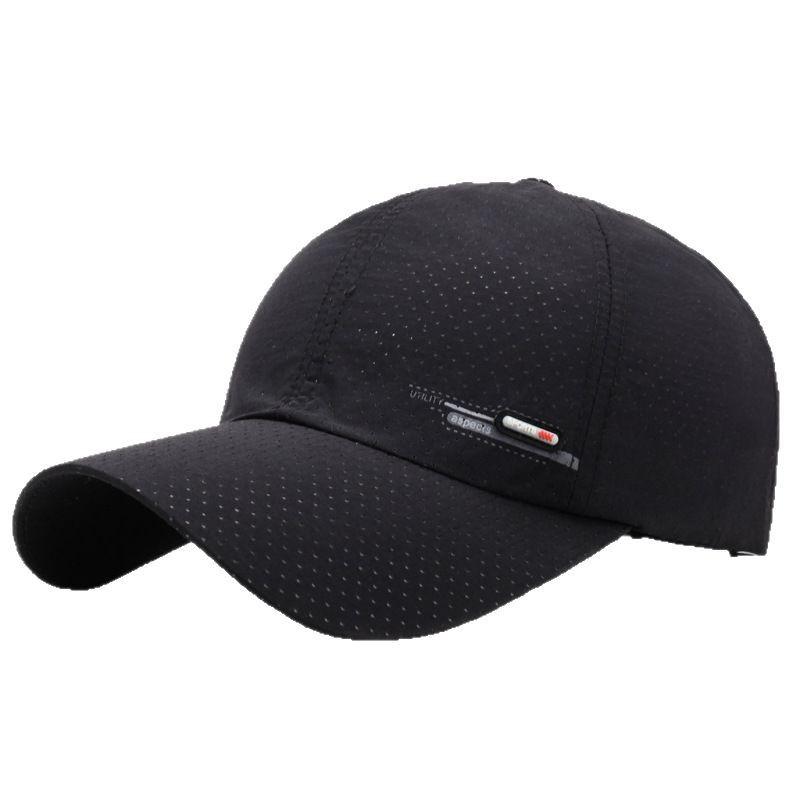 Summer breathable visor short brim baseball cap quick drying hat outdoor beach sun protection cap trendy hat