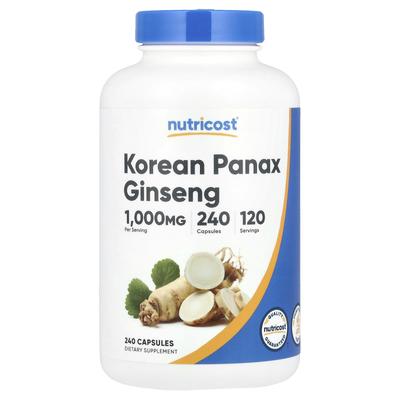 Koreanischer Ginseng, 240 Kapseln (500 mg pro Kapsel)