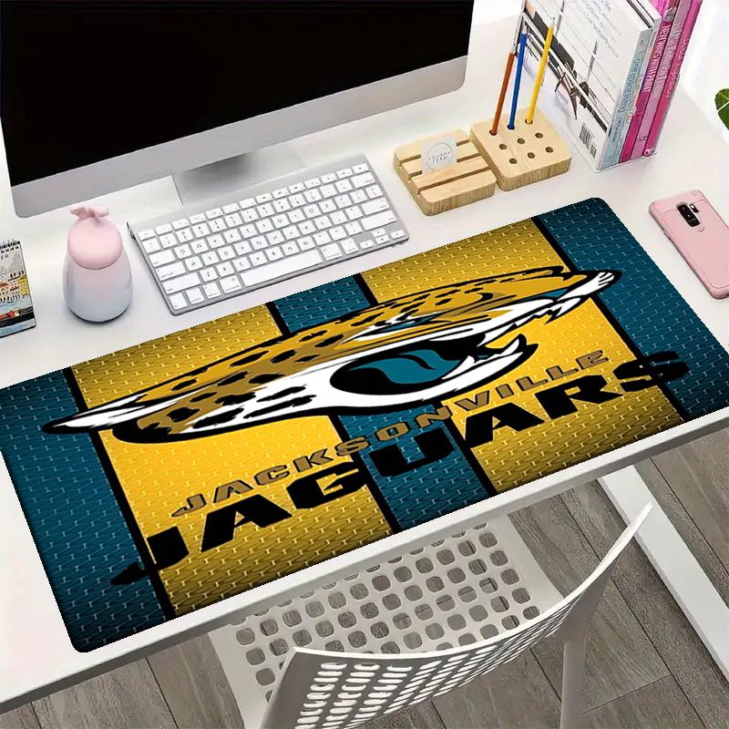 Jacksonville Jaguars Theme Mouse Pad, Non Slip Rubber Base, Multifunctional Office & Home Decor, Perfect for Workspace Personalization.
