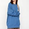 New MLB Old Flower Sweatshirts Unisex Blue 3AMTM0114-50BLD