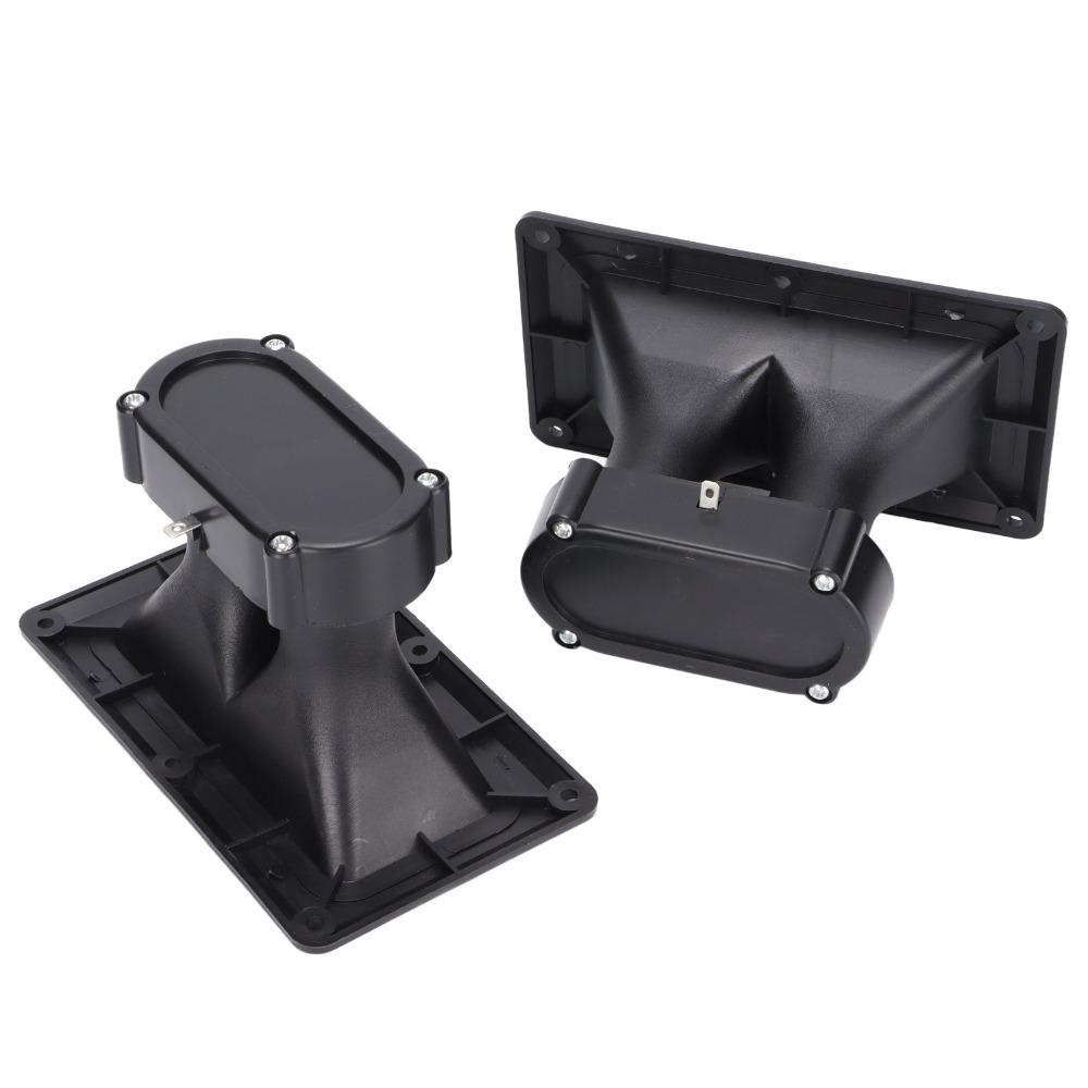 2PCS 75-150 Watts Horn Tweeter Dual Drive Wide Dispersion Horn Piezoelectric Speaker  PA System