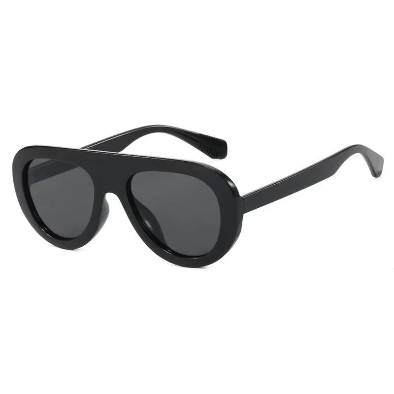 

Маленькая оправа для очков Оправа Жаба Круглая Солнцезащитные очки Очки Модные Персонализированные Солнцезащитные Очки УФ400 Уличная вечеринка Уличная фотография