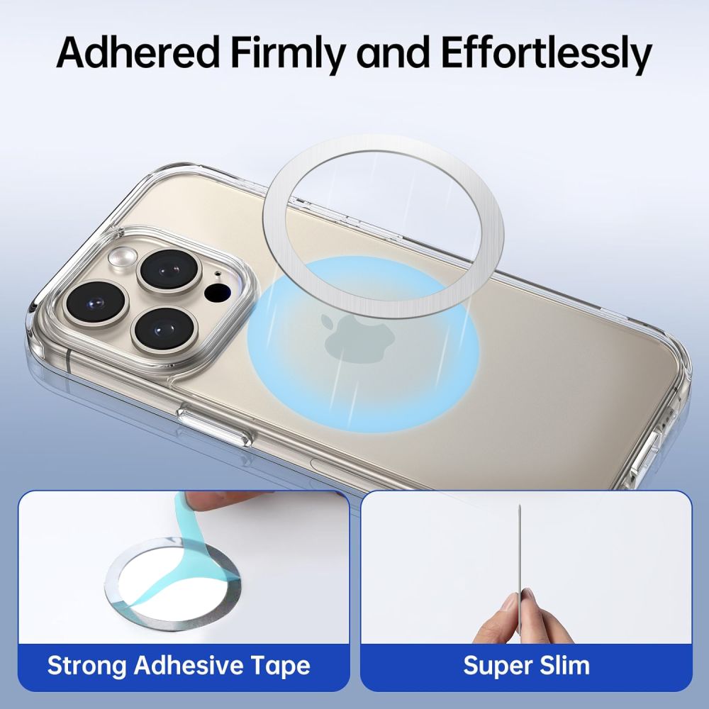 Tech-Protect Mmp-110 2In1 Magnetic Magsafe Ring Silver & Black