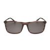 Herren S Braune Rechteckige Sonnenbrille hekS1273 001 2