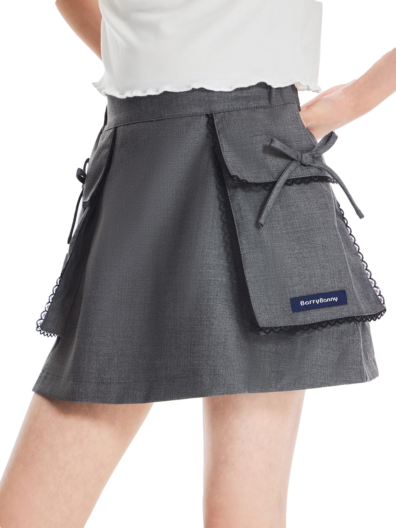 

Barry Banny Mini Skirt with Inner Summer Clothes for Cute Flared Stretch Suitable for Elementary and Middle School Age 165cm Kids Pants, Girls,