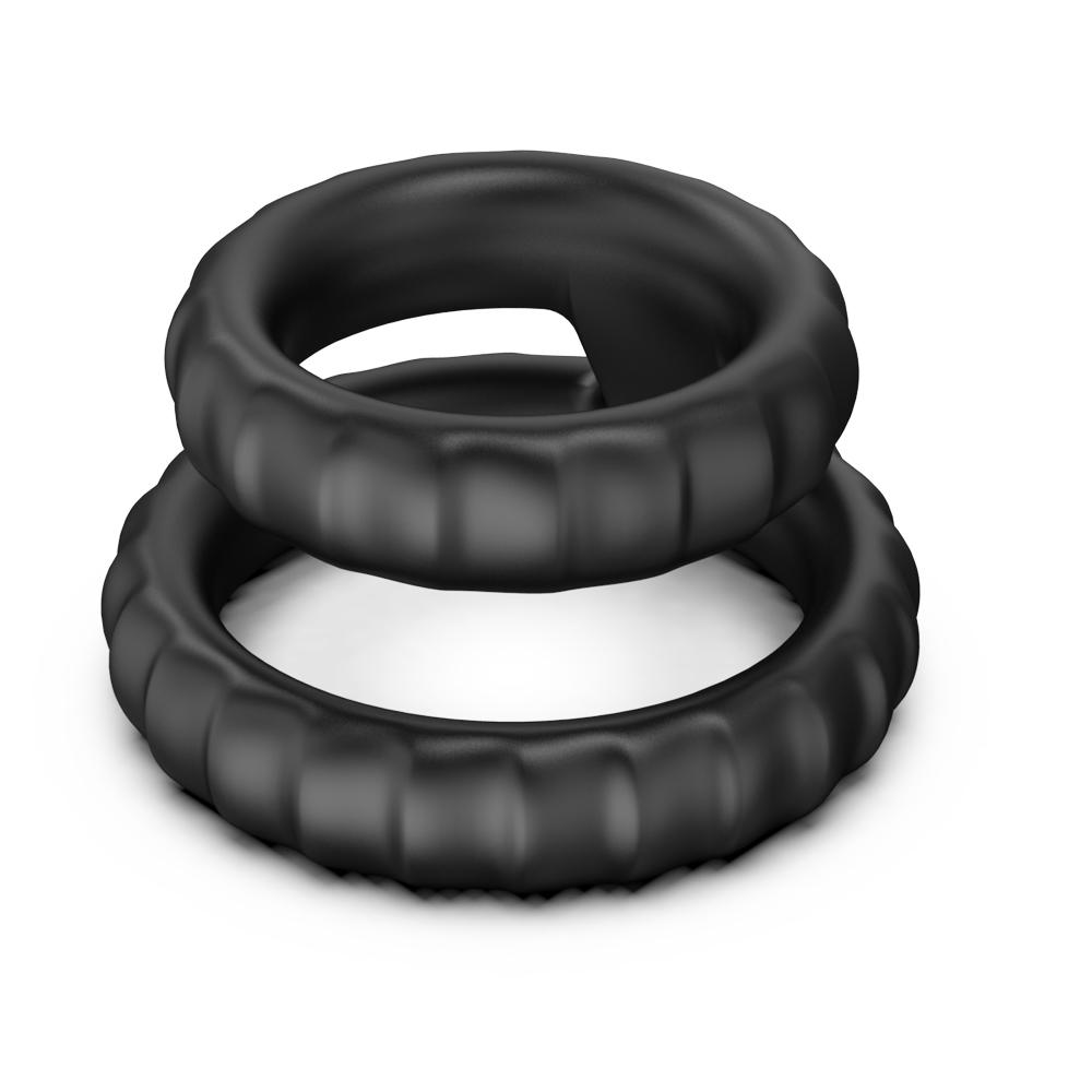 Silicone Penis Ring Cock Ring Delay Ejaculation Scrotal Binding Ball Stretcher Erection Enhancing Lock Cockring Sex Toy for Men