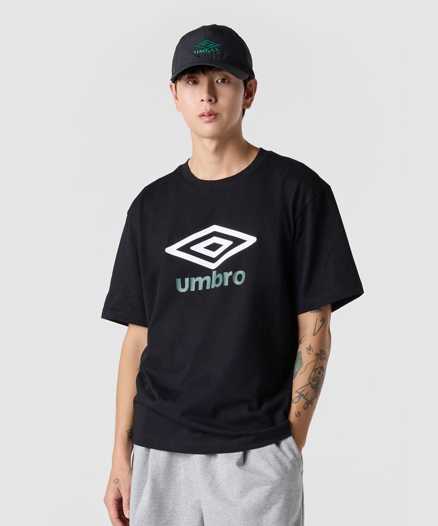 UMBRO Essentials Big Logo Short Sleeve T-Shirt Black Ur123Crs18 (Type A)